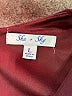 She + Sky Burgundy Romper Size L - photo 4