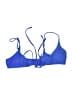 Shein Solid Blue Swimsuit Top Size S - photo 1