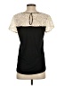 Hinge Black Short Sleeve Blouse Size S - photo 2
