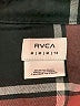 RVCA Plaid Black Long Sleeve Button-Down Shirt Size M - photo 7