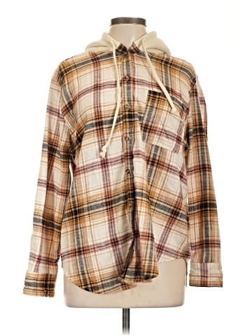 Love Tree Long Sleeve Button-Down Shirt (view 1)