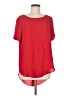 Tildon 100% Polyester Red Short Sleeve Top Size M - photo 1