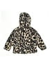 Old Navy 100% Polyester Animal Print Gold Coat Size 3T - photo 2