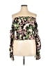 Shein 100% Polyester Black 3/4 Sleeve Blouse Size 12 - photo 1