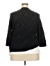 JM Collection 100% Cotton Black Cardigan Size XXL - photo 2