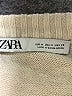 Zara Stripes Ivory Turtleneck Sweater Size M - photo 7