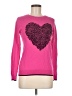 Elle Hearts Pink Pullover Sweater Size M - photo 1
