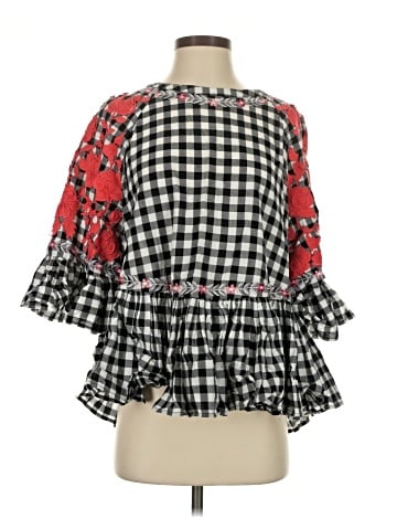 Pankaj & Nidhi 3/4 Sleeve Blouse (view 1)
