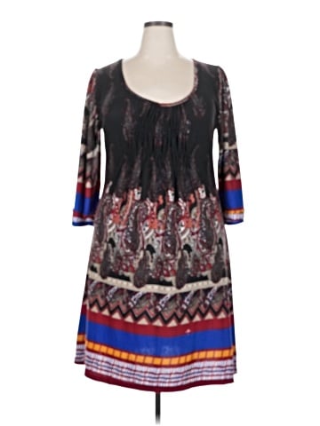Ice Silk Casual Dress (view 1)