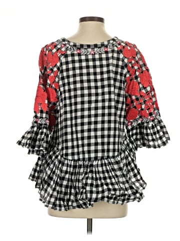 Pankaj & Nidhi 3/4 Sleeve Blouse (view 2)