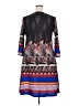 Ice Silk Paisley Brown Casual Dress Size 2X - photo 2