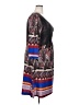 Ice Silk Paisley Brown Casual Dress Size 2X - photo 4