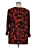 Susan Graver Red 3/4 Sleeve Blouse Size 1X - photo 2