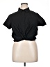 Japna Black Short Sleeve Blouse Size XL - photo 1