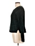 Aeropostale 100% Polyester Metallic Black Pullover Sweater Size L - photo 5