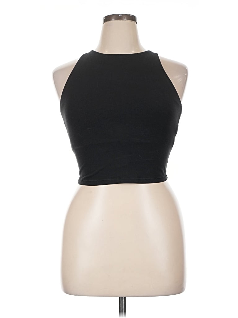 Pre-owned Gap Tank Top Black Halter Neckline Tops