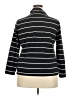 Talbots Outlet Stripes Black Long Sleeve Top Size 2X (petite) - photo 2
