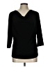Ellen Tracy Black 3/4 Sleeve T-Shirt Size L - photo 1
