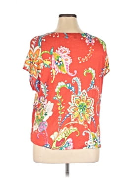Lauren by Ralph Lauren Short Sleeve Blouse (view 2)