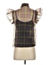 Current Air 100% Polyester Brown Sleeveless Blouse Size XS - photo 2