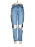 American Eagle Outfitters Graphic Blue Jeans Size 6 Short - photo 1