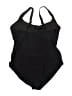 B2Prity Solid Black One Piece Swimsuit Size 2X - photo 2