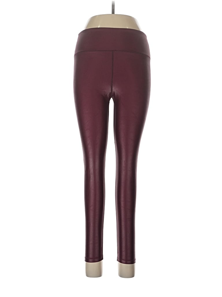 Pre-owned Noli Leggings In Burgundy