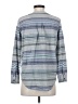 J.Jill Stripes Gray 3/4 Sleeve Button-Down Shirt Size XS - photo 2