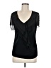 I.N. Studio Black Short Sleeve Top Size M - photo 1