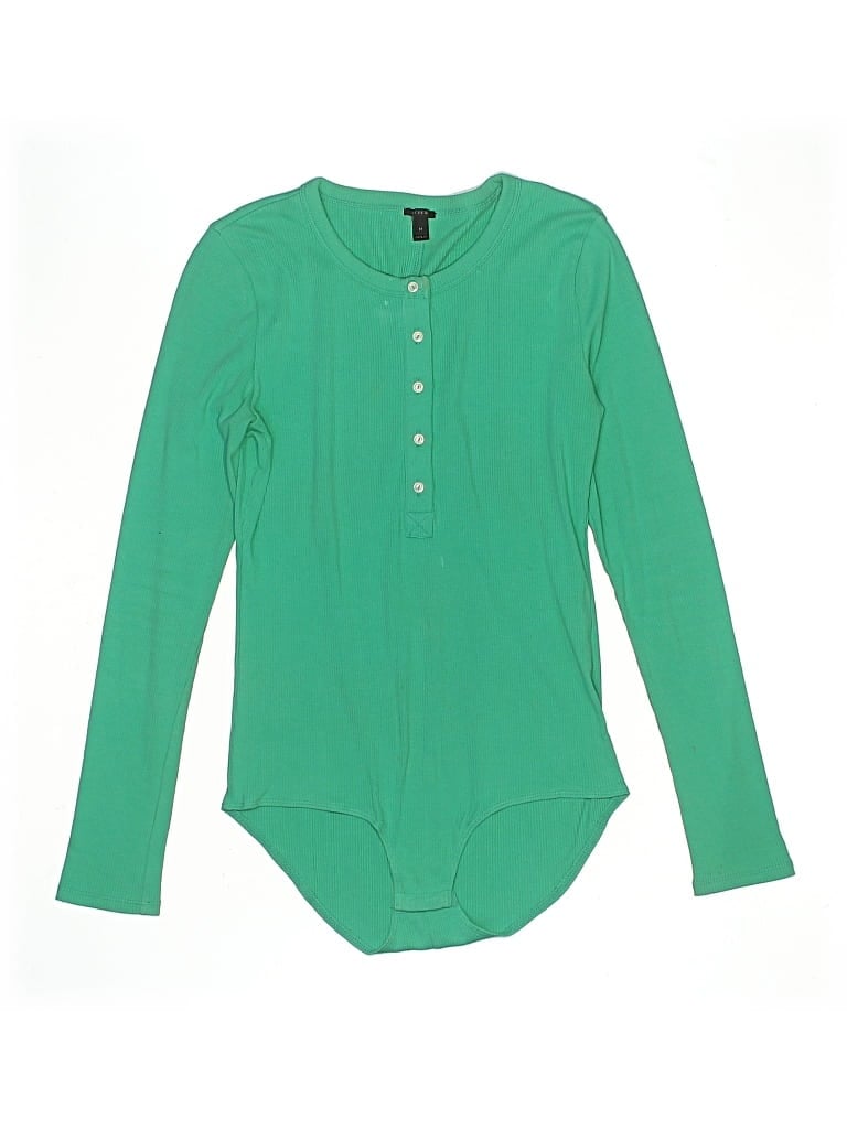 Pre-owned Jcrew Bodysuit In Green