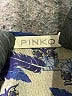 Pinko 100% Viscose Rayon Graphic Blue Kimono Size S - photo 7