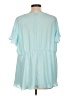 Torrid 100% Polyester Teal Short Sleeve Blouse Size 1X Plus (1) - photo 2