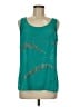 Worthington Teal Sleeveless Blouse Size M - photo 1
