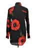 Finley 100% Cotton Floral Black Long Sleeve Blouse Size XS - photo 2