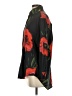 Finley 100% Cotton Floral Black Long Sleeve Blouse Size XS - photo 5