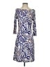 J. McLaughlin Paisley Blue Cocktail Dress Size S - photo 1