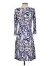 J. McLaughlin Paisley Blue Cocktail Dress Size S - photo 2