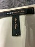 BCBGMAXAZRIA 100% Silk Ivory Short Sleeve Silk Top Size L - photo 6