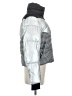Steve Madden Metallic Silver Jacket Size 1Estimated - photo 4