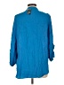 Express Blue 3/4 Sleeve Blouse Size L - photo 2