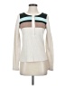 Lands' End Color Block Ivory Pullover Sweater Size XS - photo 1
