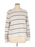 Madewell 100% Cotton Stripes White Pullover Sweater Size XL - photo 1