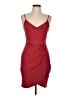 Lulus Solid Burgundy Cocktail Dress Size L - photo 1