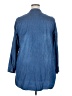 Just Fab Blue 3/4 Sleeve Button-Down Shirt Size 2X - photo 2