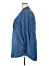 Just Fab Blue 3/4 Sleeve Button-Down Shirt Size 2X - photo 5