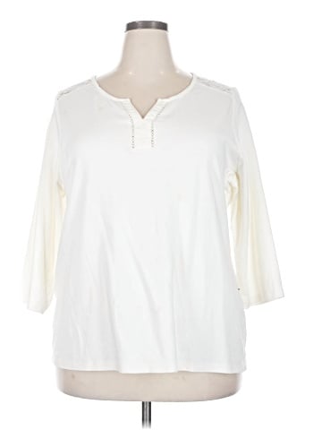 Kim Rogers 3/4 Sleeve Top (view 1)