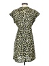 Zara Basic Print Yellow Casual Dress Size S - photo 2