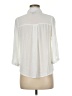 Vixbe 100% Rayon Ivory 3/4 Sleeve Button-Down Shirt Size M - photo 2