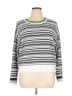 Nautica Jeans Company Stripes Silver Pullover Sweater Size XL - photo 1
