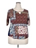 Naif Blue 3/4 Sleeve Blouse Size XL - photo 1